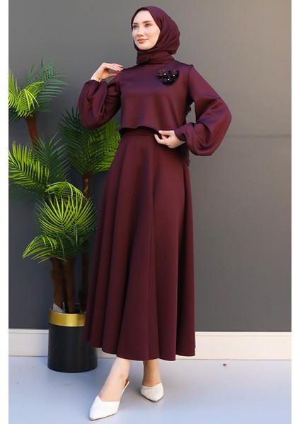 Prenses Skuba Takım Koyu Mürdüm modelleri