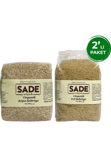 Arpa ve Tel Şehriye ( 2x500 gr )