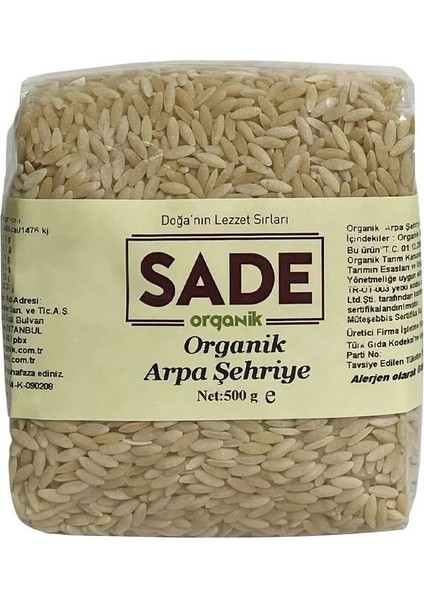 Arpa ve Tel Şehriye ( 2x500 gr )