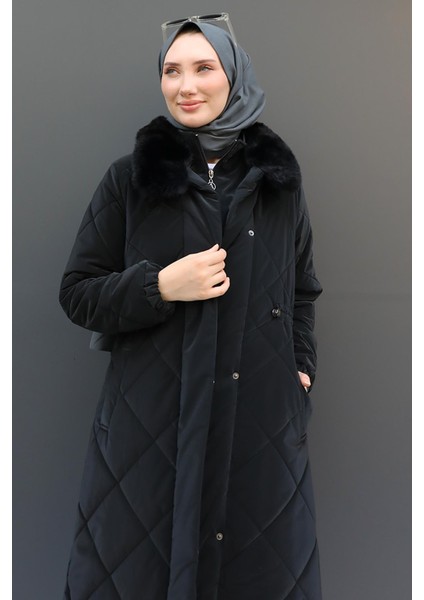 Şişme Anorak Mont Siyah indirimleri