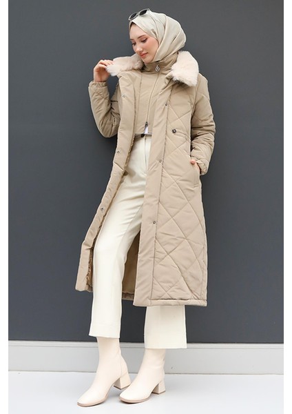 Şişme Anorak Mont Bej fırsatları