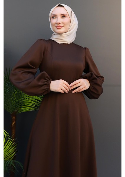 Ronay Tesettür Elbise Acı Kahve indirimleri