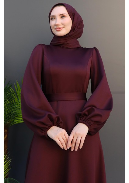Ronay Tesettür Elbise Koyu Bordo indirimleri