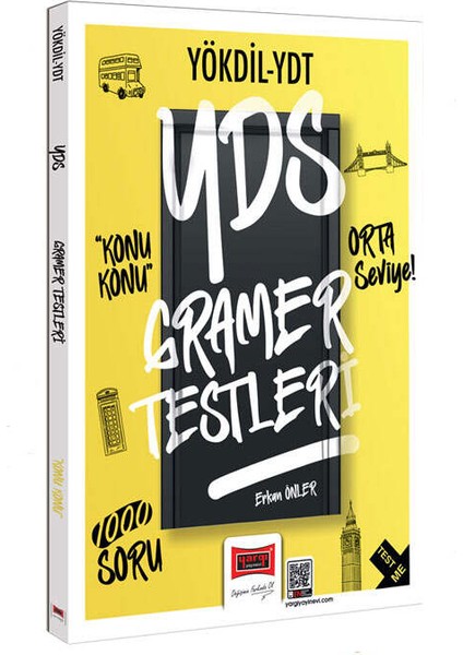 2025 YÖKDİL – YDT Konu Konu Gramer Testleri Orta Seviye 1000 Soru