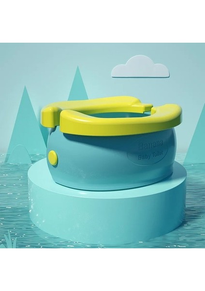 Cicibears Katlanır Seyahat Bebek Tuvalet Potu Lazımlık - Yeşil (Yurt Dışından)