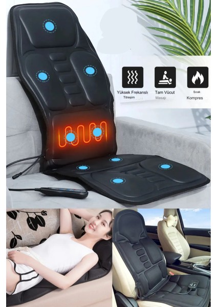 Taşınabilir Koltuk Masaj Aleti Araç Ev Ofis Titreşimli Isıtıcılı Masaj Aleti (Massage Tool) modelleri