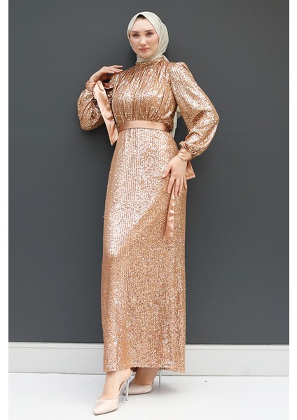 Melda Payet Abiye Kiremit modelleri