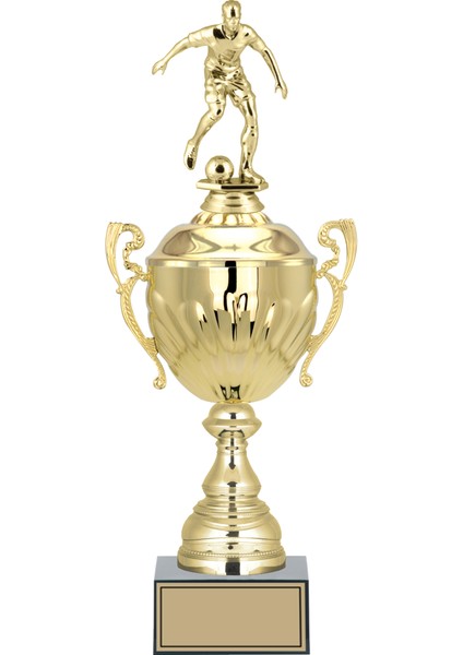 Kişiye Özel Futbol Figürlü Kupa-Okul Kupası-Ödül Kupası-Turnuva Kupası 41 cm