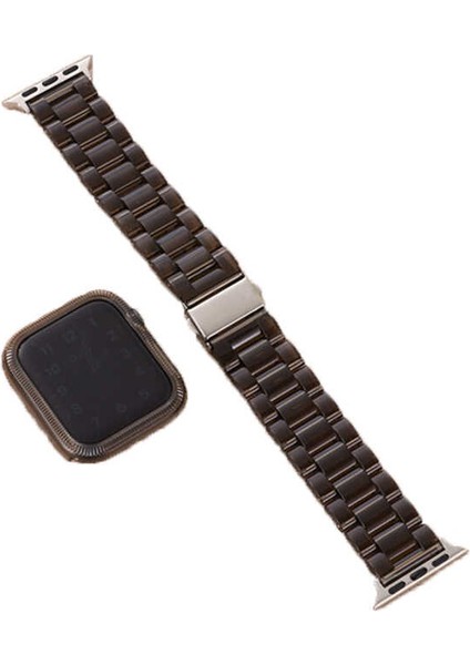 Apple Watch 44MM Uyumlu Krd-33 Kordon - Turuncu modelleri