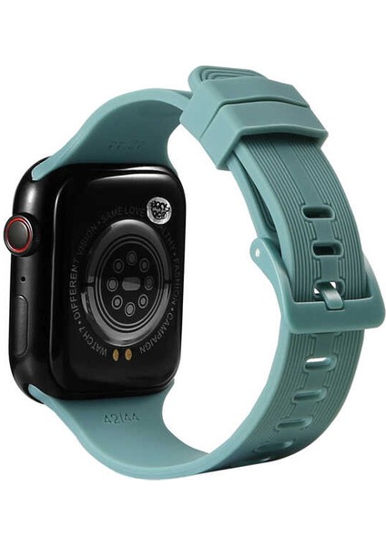 Apple Watch 44MM Krd-23 Uyumlu Kordon - Lila