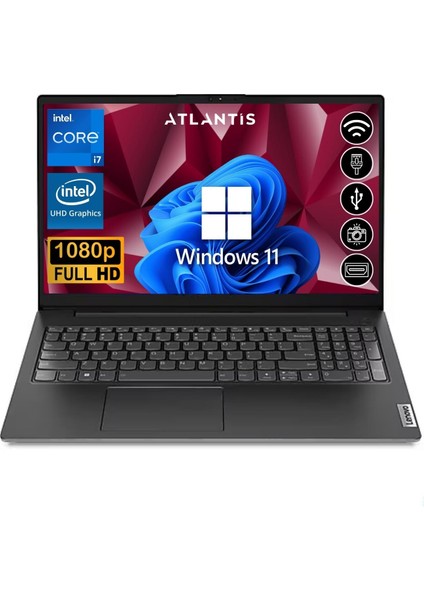 V15 G3 Iap I7-1255U 8gb 2tb M.2 SSD 82TT00QPTX ATL19 15.6" W11PRO Dizüstü Bilgisayar