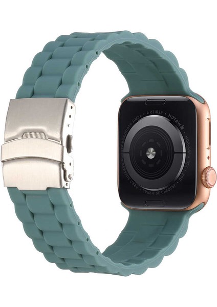 Apple Watch 44MM Krd-72 Uyumlu Kordon - Koyu Mor