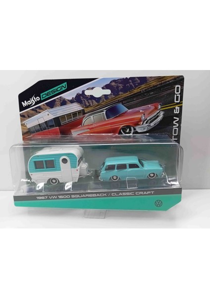 Dianomi Maisto 1:64 Ölçek 1968 Volkswagen Squareback/ Cşasic Craft