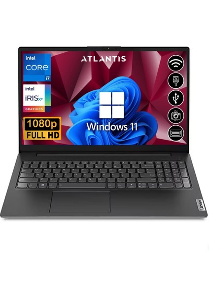 V15 G3 Iap I7-1255U 24GB 2tb M.2 SSD 82TT00QPTX ATL27 15.6" W11PRO Dizüstü Bilgisayar