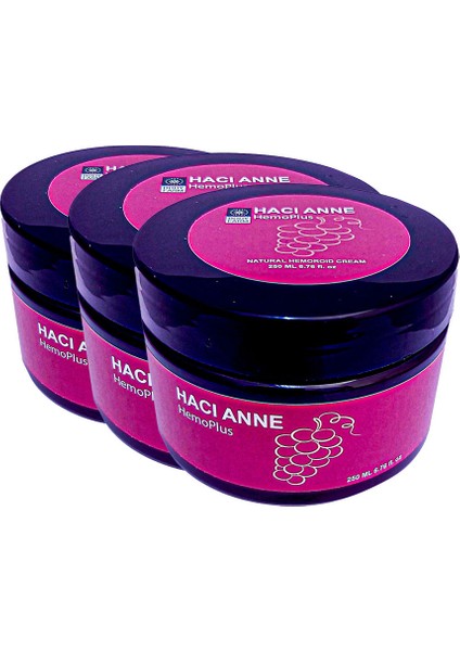 Hacianne 3lü Bağsur Kremi 200 ml Hemroid Cream XTMY048 / Yetşkin Kadın Erkek 200 ml Krem