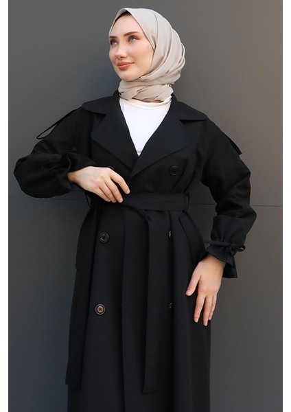 Kolu Ip Detay Trenç Siyah indirimleri