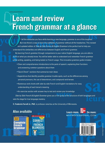 Side-By-Side French And English Grammar fiyatları