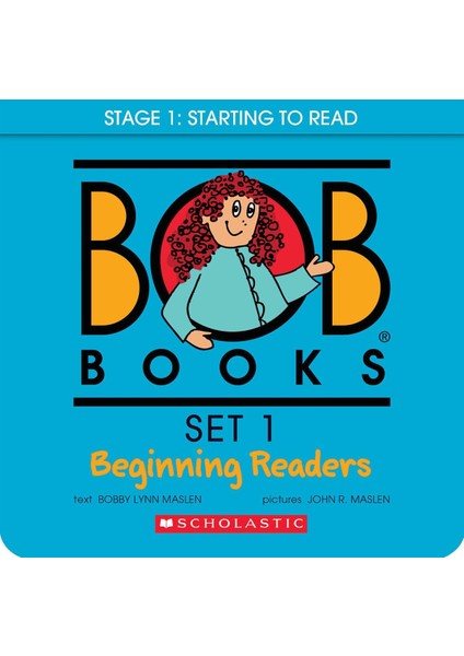 Bob Books - Set 1: Beginning Readers Box Set Phonics, Ages 4 And Up, Kindergarten (Stage 1: Starting