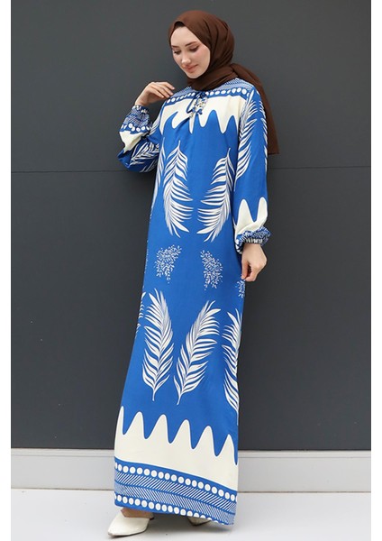 Yaprak Tesettür Elbise Acı Kahve fırsatları