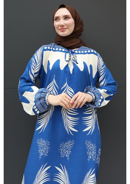 Yaprak Tesettür Elbise Acı Kahve indirimleri