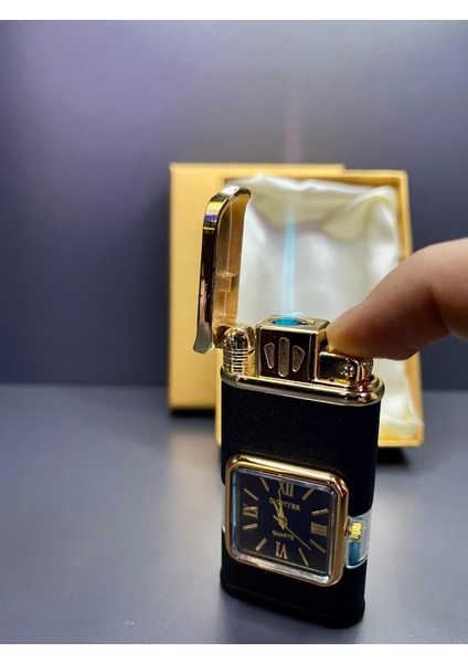 Çift Fonksiyonlu Özel Koleksiyon Saatli Metal Çakmak indirimleri