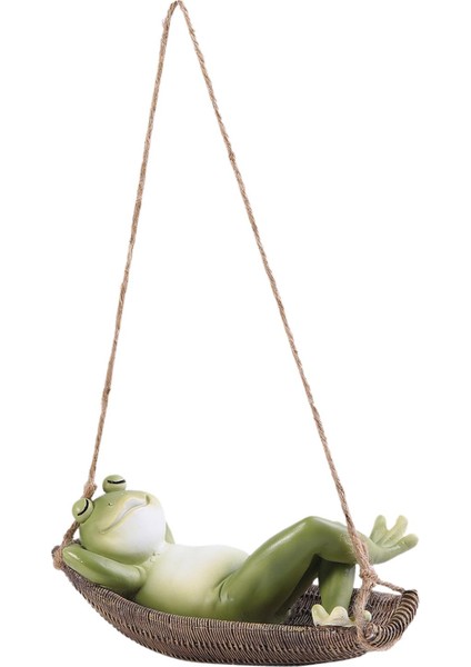 Kurbağa Heykelleri Salıncak Kurbağa Ev Dekorasyonları Kolye (Yurt Dışından) fırsatları