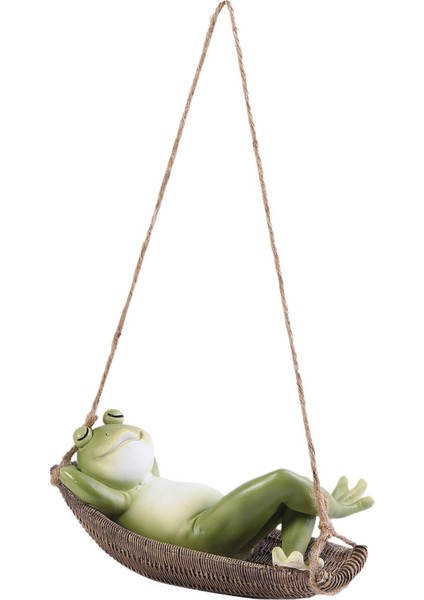 Kurbağa Heykelleri Salıncak Kurbağa Ev Dekorasyonları Kolye (Yurt Dışından) indirimleri