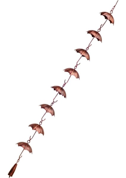 Şemsiye Yağmur Zinciri 39" Süs Retro Metal Dış Cephe Saçakları Için (Yurt Dışından) indirimleri