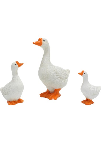 3 Kaz Heykelleri Heykelleri Irı Balkon Veranda (Yurt Dışından)