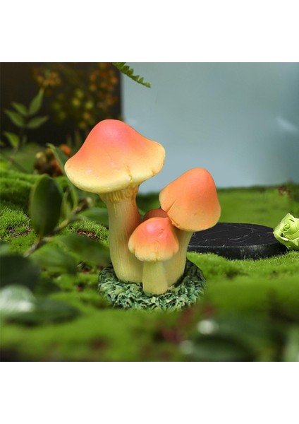 Gerçekçi Süsü Dekor Hediye Heykeli Figür Minyatür Turuncu Sarı (Yurt Dışından) fiyatları