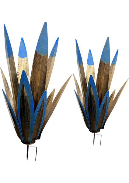 2x Metal Tequilas Rustik Heykel Çim Dekorasyonu Bahçe Dış Mekan Açık Hava (Yurt Dışından) indirimleri