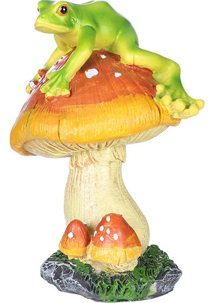 Kurbağa Heykelcik Icı Kurbağa Heykeli Veranda Balkon Açı (Yurt Dışından)