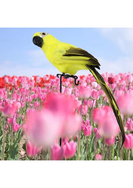 Ük Pençeli Kuş Heykel 45CM Tüy Papağan Açı Dış Veranda Dekorasyonu Sarı 45X10CM (Yurt Dışından) fırsatları