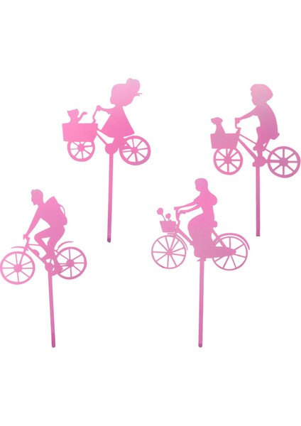 4 Heykel Aksesuarları Açık Balkon Kırmızı (Yurt Dışından) fırsatları