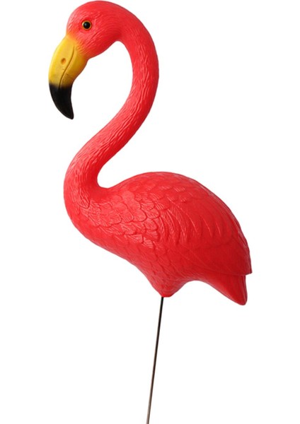 Süsü Kuş Heykeli Figürin Açık Koridor Flamingo Kazığı Kırmızı 29.5X23CM 36CM (Yurt Dışından) modelleri