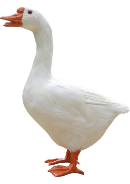 Tüylü Kaz Heykeli El Yapımı Heykel Figürü (Yurt Dışından)