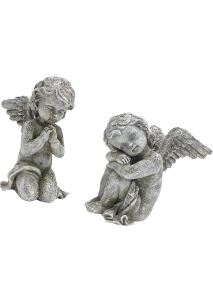 2 Heykelleri Çim Üstü Raf Iç Dış Dekoratif Heykeller (Yurt Dışından) modelleri