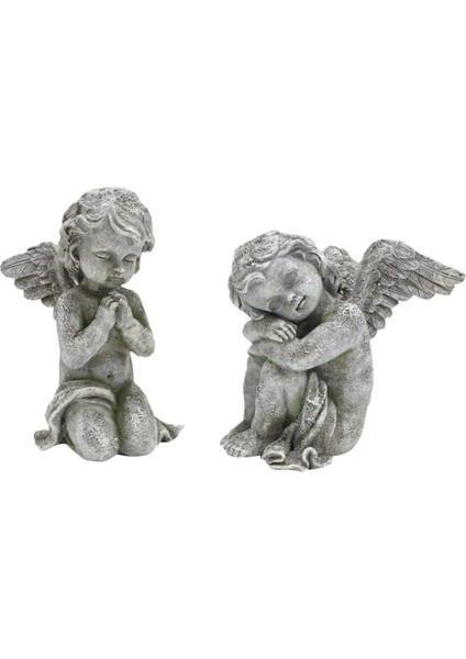 2 Heykelleri Çim Üstü Raf Iç Dış Dekoratif Heykeller (Yurt Dışından) fırsatları