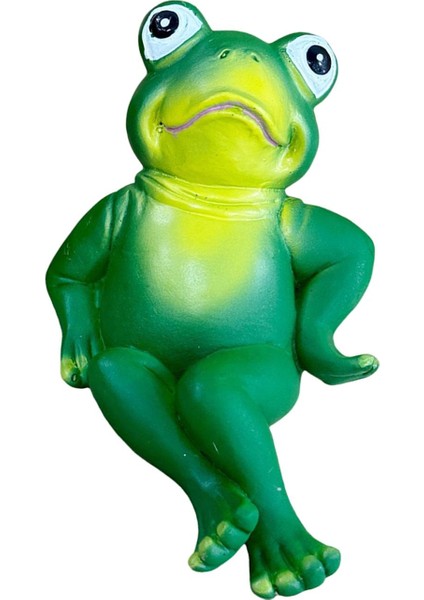 Kurbağa Heykeli Üstü Süs I Icı Karikatür Dekorasyon B (Yurt Dışından) fiyatları