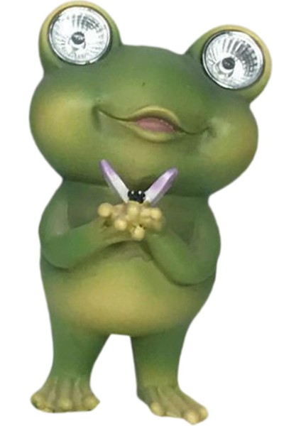 Kurbağa Gö Heykeli Peyzaj Inlatması Dış Yürüyüş Için Güneş Enerjili Kurbağa (Yurt Dışından) fiyatları