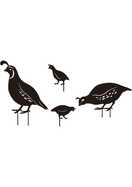 4 Kuş Heykeli Süsleri Dekorları Dekoru Açı Için (Yurt Dışından) fiyatları