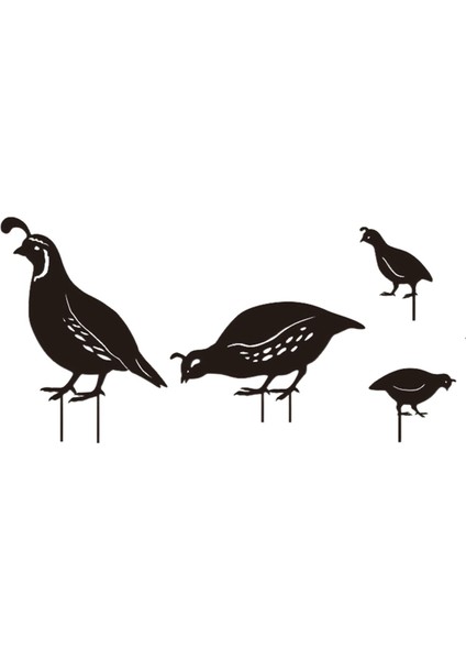 4 Kuş Heykeli Süsleri Dekorları Dekoru Açı Için (Yurt Dışından) modelleri