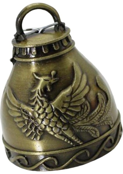 Antik Feng Shui Çanı Asılı Süs Çanı Iç Dış Phoenix'i (Yurt Dışından)