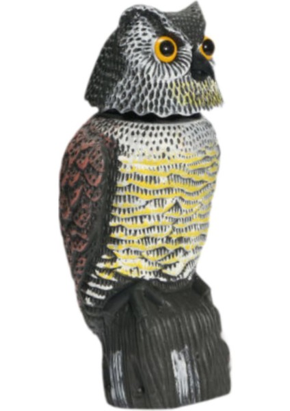 Baykuş Yem Heykeli Canlı Dekor Figürü Çiftlik Arazisi Açı I Korkutmak Için (Yurt Dışından) indirimleri
