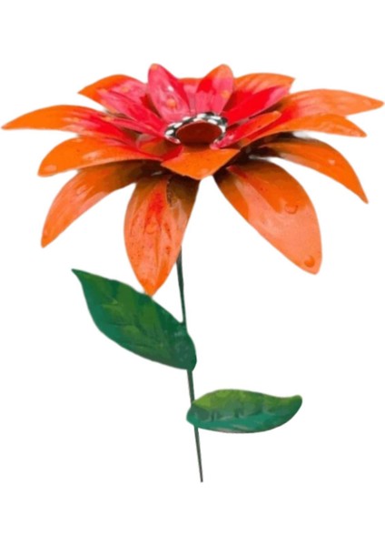 Demir Çiçek Bahçe Kazığı Hafif Çiçekler Dekor Açık Bahçe Avlu Turuncu (Yurt Dışından) indirimleri