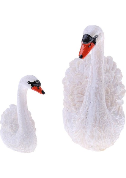 2 Minyatür Kuğu Heykeli Heykelcik Heykel El Sanatları Ev Dekorasyonu Süsleme (Yurt Dışından) fiyatları