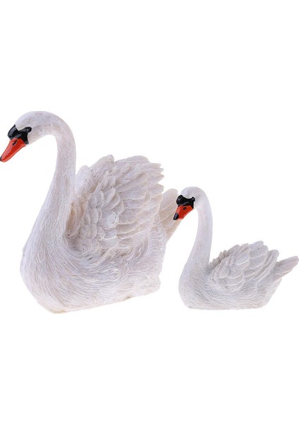 2 Minyatür Kuğu Heykeli Heykelcik Heykel El Sanatları Ev Dekorasyonu Süsleme (Yurt Dışından) fırsatları