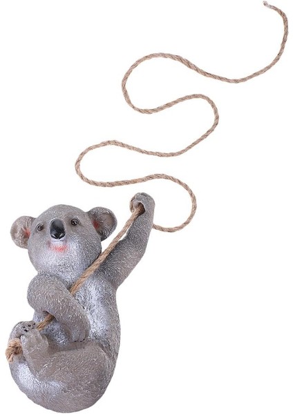 Reçine Heykeli Koala Heykeli Iple Ev Askısı Süslemesi (Yurt Dışından) indirimleri
