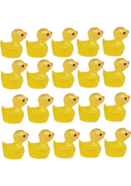 20 Reçine El Sanatları Ördekler Dekoru Mikro Süsleri Sarı (Yurt Dışından) fiyatları
