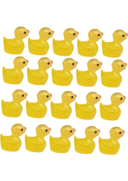 20 Reçine El Sanatları Ördekler Dekoru Mikro Süsleri Sarı (Yurt Dışından) fırsatları